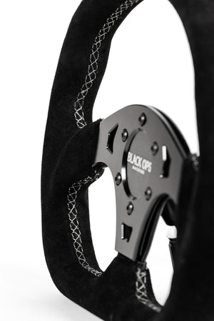 G19 D-Shaped Suede UTV Steering Wheel - Dunes 2 Dezert SXS