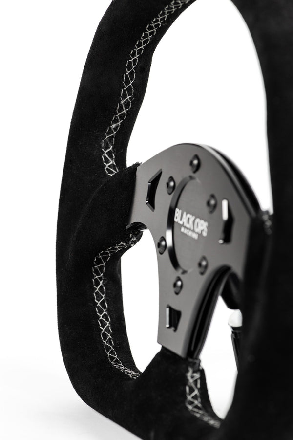 G19 D-Shaped Suede UTV Steering Wheel - Dunes 2 Dezert SXS