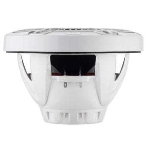 DS18 Hybrid Marine Speaker w/ Driver And RGB LEDs 10in 2-Way 450 Watts RMS 4 ohm White w/ Cover