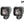Diode Dynamics Stage Series C1 LED Pod Sport - White Flood Standard RBL (Pair)