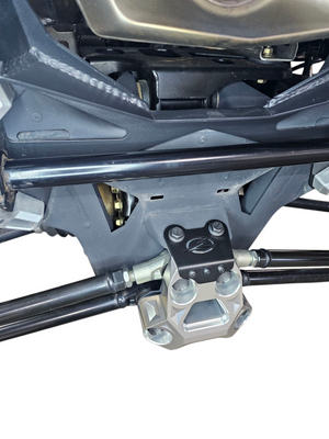 Elektric Off Road clear anodized billet radius rod plate with tow hook for Can-Am Maverick R - product photo 8