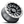Raceline A12BG Squad black UTV wheel with gunmetal beadlock ring, multi-spoke directional design in 15 inch for most fitments