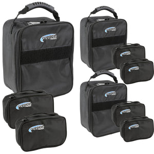 Rugged Radios adventure van cabinet bag bundle with medium storage bags and cube bags for Sprinter vans