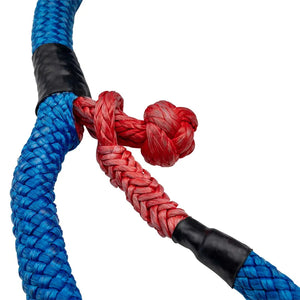 AGM Rapid Rope soft shackle connected to a recovery point