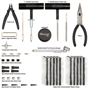 Plug n Play Tire Repair Kit | Compact Off-Road Fix - Dunes 2 Dezert SXS