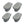 AGM Weld-On Jack Points 4-pack