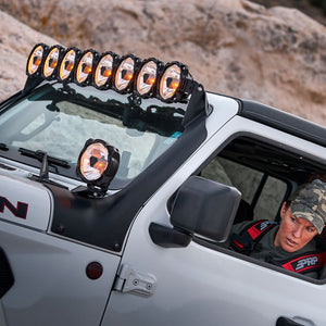 Gravity Titan Overhead Light Bar on Jeep — lifestyle 4
