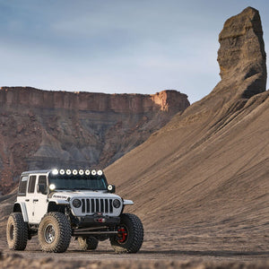 Gravity Titan Overhead Light Bar on Jeep — lifestyle 7