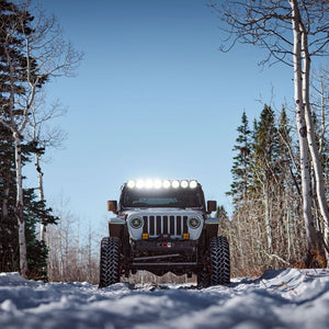 Gravity Titan Overhead Light Bar on Jeep — lifestyle 8