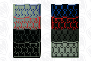 Moto Armor RZPRO4 interior door liners with CNC-cut foam and 3M adhesive, designed to reduce noise and enhance interior style