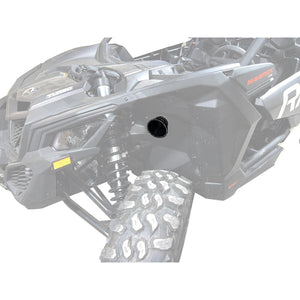 RPM UTV "Cooler" air vent kit with adjustable louvers and silicone ram air tubes for improved cab airflow and comfort on hot rides.