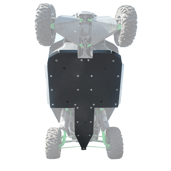 Arctic Cat Wildcat 1000 with Factory UTV UHMW Skid Plate installed for ultimate undercarriage protection in rough off-road terrain