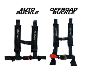 UTV Mountain Accessories Polaris RZR 1000 rear bump seat with harness, designed for off-road riding in 2024–2025 models