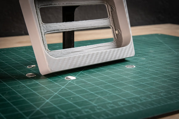 SFM Maverick R AuxBeam 8 Mount | Carbon Fiber ABS - Dunes 2 Dezert SXS