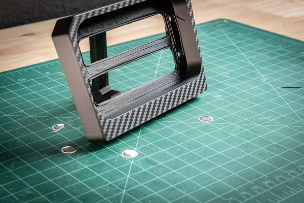 SFM Maverick R AuxBeam 8 Mount | Carbon Fiber ABS - Dunes 2 Dezert SXS