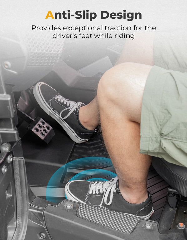 Front TPE Floor Mats for Polaris RZR XP 1000/4 1000 2024-2025 - Dunes 2 Dezert SXS