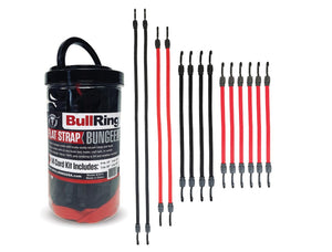 Flat Strap Bungee Cords Kit – 14pc UV-Resistant Tie-Downs - Dunes 2 Dezert SXS