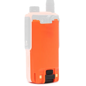Rugged Radios XL 3600mAh replacement battery for the GMR5-X handheld radio in safety orange