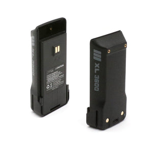 Rugged Radios XL battery for GMR5 and R1 handheld radios with a built-in USB-C charge port