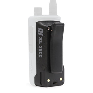 Rugged Radios XL 3600mAh replacement battery with belt clip for GMR5 and R1 handheld radios