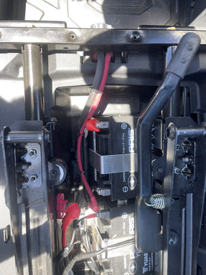 Polaris RZR Pro R Geiser battery disconnect switch detail