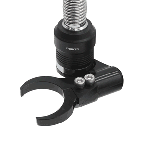 Animation of Rugged Radios antenna bar mount rotating through indexed locking angles on a cage