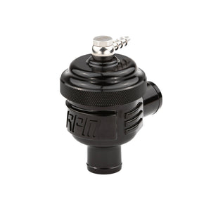 RPM billet aluminum blow off valve kit installed on a Polaris RZR Turbo, boosting performance and throttle response.