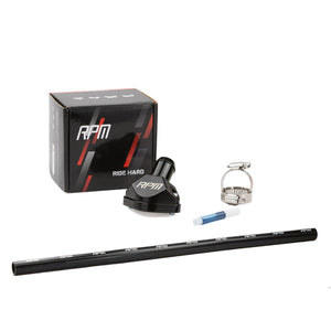 RPM BOV Recirculation Kit with 3ft silicone hose and hardware for 25mm ports – ideal for X3 and waterproof turbo applications.