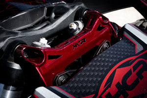 HCR Racing Can-Am X3 72" Duner OEM suspension kit with high-clearance A-arms, trailing arms, and Delrin bushings for off-road strength