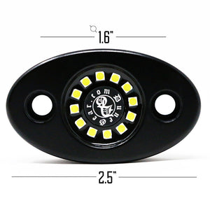 Halo Billet Rock & Dome Light – 400 Lumen LED (USA Made) - Dunes 2 Dezert SXS