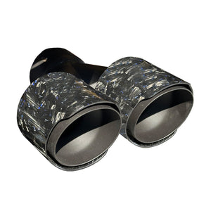 RPM Maverick R Carbon Dual Exhaust Tip – Custom Colors - Dunes 2 Dezert SXS
