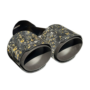 RPM Maverick R Carbon Dual Exhaust Tip – Custom Colors - Dunes 2 Dezert SXS