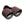 RPM CFMoto Z10 exhaust tip, satin black tip with red carbon sleeve