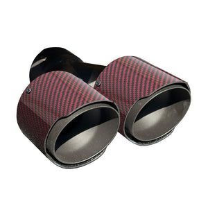 RPM Maverick R Carbon Dual Exhaust Tip – Custom Colors - Dunes 2 Dezert SXS