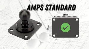 SFM Pro R Universal Tablet Mount – AMPS Pattern - Dunes 2 Dezert SXS