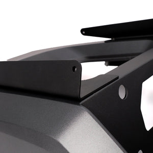 Rugged Radios CFMOTO Z10 and Z10-4 radio mount installed with remote head intercom rocker switch