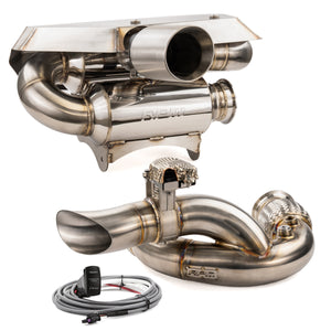 RPM CFMoto Z10 Dual Sport exhaust with the E-Valve mid pipe