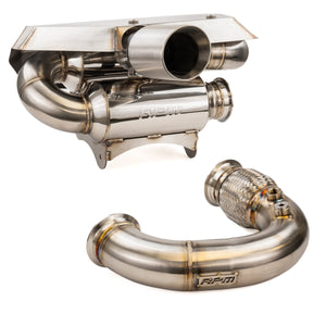RPM CFMoto Z10 Dual Sport exhaust with the Standard 3 inch mid pipe