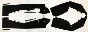 Trail Armor Honda Talon Mud Flap Fender Extensions - Dunes 2 Dezert SXS