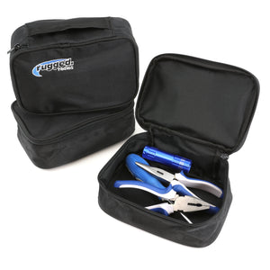 Rugged Radios ballistic nylon cube bags included in the adventure van cabinet storage bag bundle