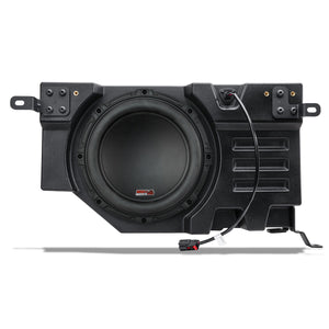 SSV Works Defender HD10 under-seat ported 10-inch subwoofer enclosure loaded with V10 sub