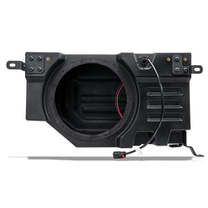 SSV Works Defender HD10 ported 10-inch under-seat enclosure, empty showing port — view 2