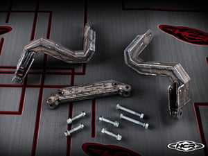 Can-Am Maverick X3 64-to-72 Shock Brackets kit overview by HCR Racing