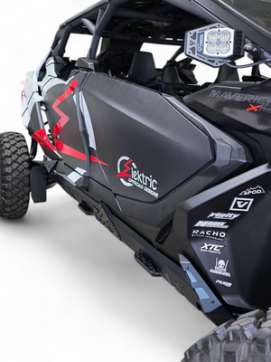 Can-Am Maverick R 4 Seat Volt Rocker Steps - Dunes 2 Dezert SXS