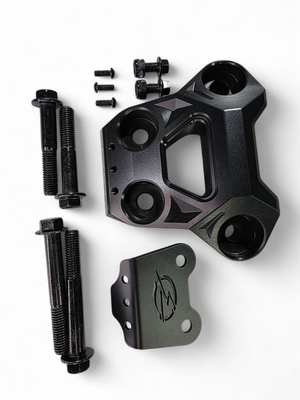 Elektric Off Road black anodized billet radius rod plate with tow hook for Can-Am Maverick R - product photo 16