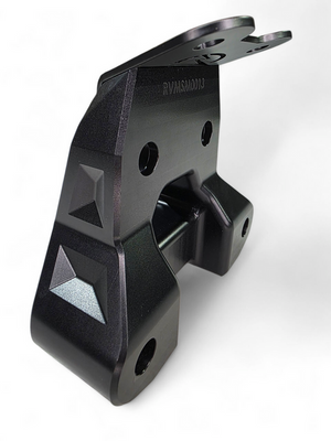2024+ Can-Am Maverick R Billet Radius Rod Plate – Black - Dunes 2 Dezert SXS