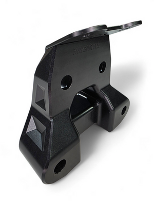 2024+ Can-Am Maverick R Billet Radius Rod Plate – Black - Dunes 2 Dezert SXS
