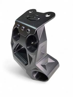 Elektric Off Road black anodized billet radius rod plate with tow hook for Can-Am Maverick R - product photo 17