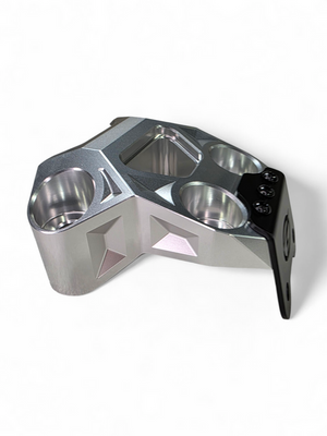 2024+ Can-Am Maverick R Billet Radius Rod Plate – Clear - Dunes 2 Dezert SXS