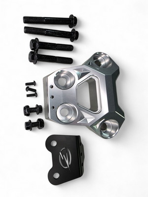 2024+ Can-Am Maverick R Billet Radius Rod Plate – Clear - Dunes 2 Dezert SXS